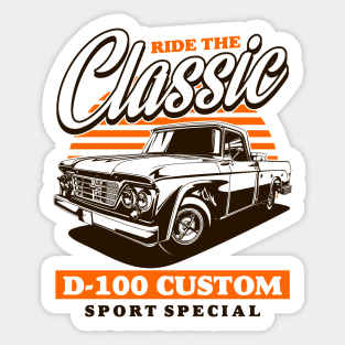 Dodge D-100 Custom Sport Special Sticker